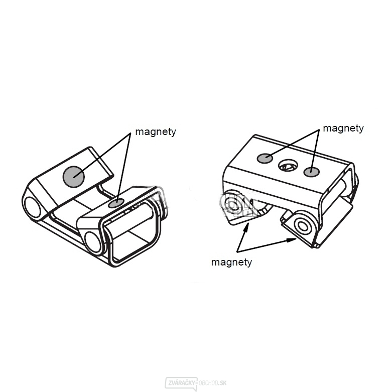 Magnetická podložka V-PAD, M10/UF, UE, UG