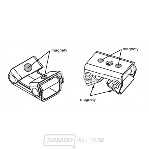 Magnetická podložka V-PAD, M10/UF, UE, UG gallery main image