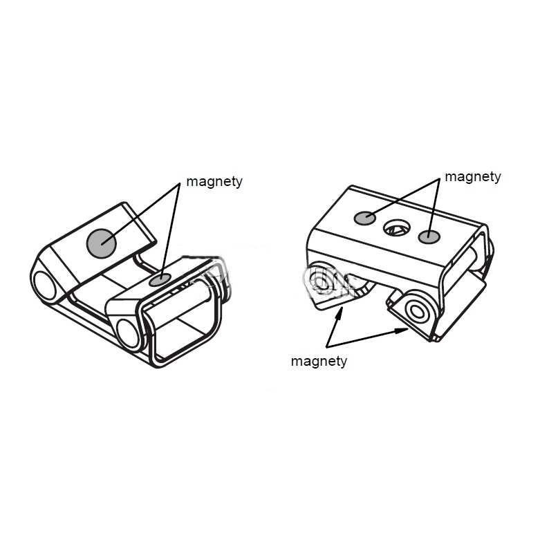 StrongHand Magnetické podložky V-PAD, M10 / UF, UE, UG XFV4