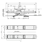 Nožnicový zdvihák pre geometriu 4000 kg náhled