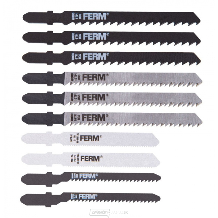 JSB-10 sada pilek do přím.pilky 10ks