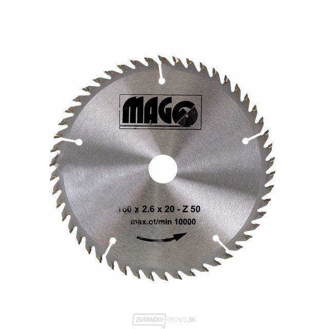 Pilový kotúč 160x2,2x20mm/20 zubů - rovné