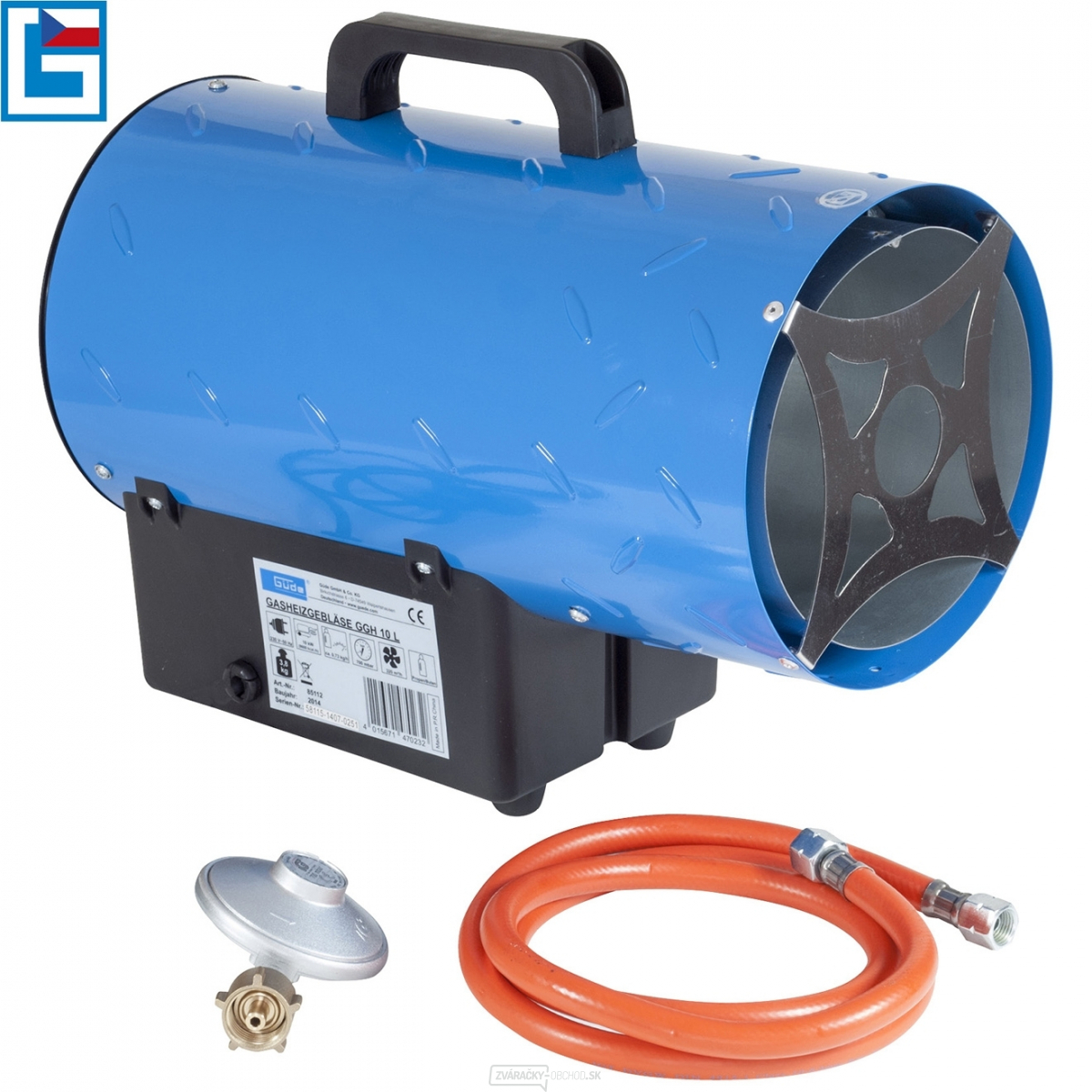 Ohrievač plynové GGH 10 L
