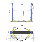 Dvojstĺpový zdvihák Golemtech 4000 kg MAXI Dvojstĺpový zdvihák Golemtech 4000 kg MAXI náhled