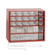 Závesná skrinka - 15 M, 2 S, 1 V - červená 6760C gallery main image