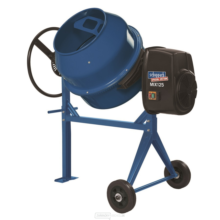 Miešačka betónu Scheppach MIX 125