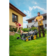 Benzínová kosačka na trávu Riwall PRO RPM 5135 4v1 s pojazdom náhled