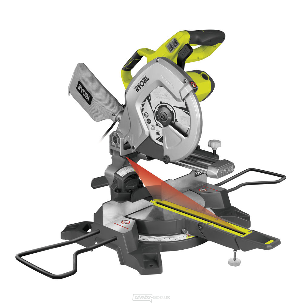 Pokosová píla s laserom Ryobi EMS 254 L