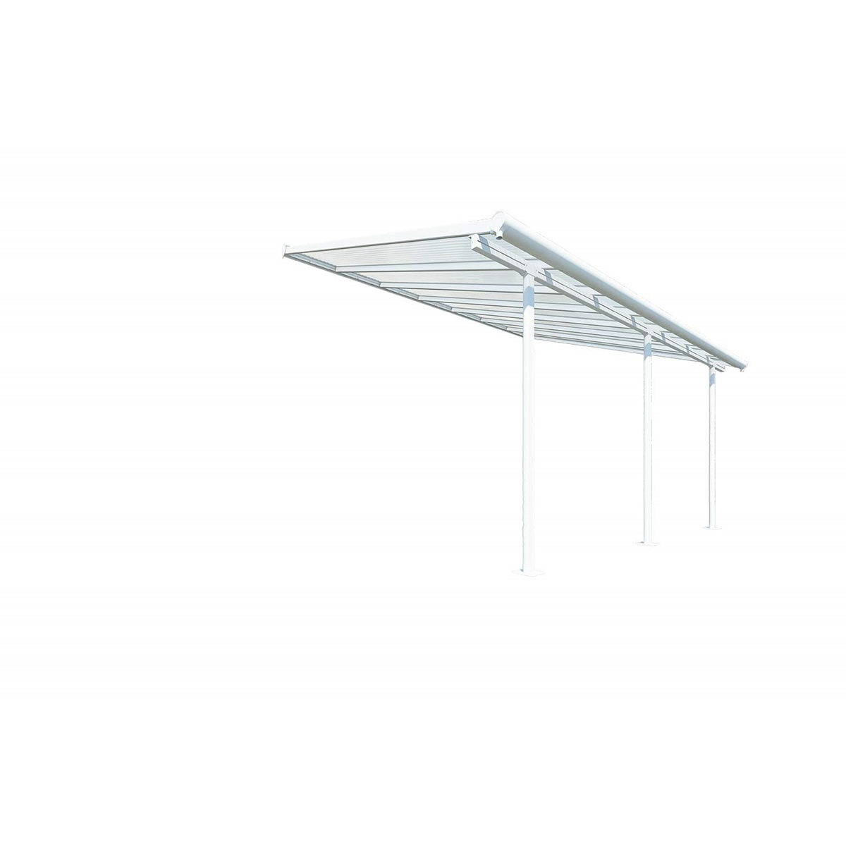 Sierra 4200 biela 3 x 4,25 - hliníková (montovaná) pergola Náhľad