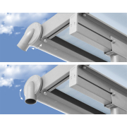 Sierra 4200 biela 3 x 4,25 - hliníková (montovaná) pergola Náhľad