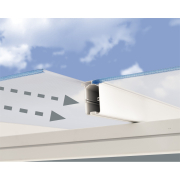 Sierra 4200 biela 3 x 4,25 - hliníková (montovaná) pergola náhled