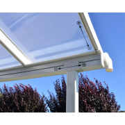 Sierra 4200 biela 3 x 4,25 - hliníková (montovaná) pergola náhled