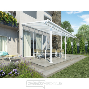 Sierra 4200 biela 3 x 4,25 - hliníková (montovaná) pergola