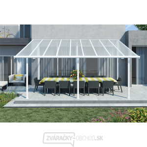 Sierra 5400 biela 3 x 5,46 - hliníková (montovaná) pergola