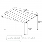 Sierra 5400 Antracit 3 x 5,46 - hliníková (montovaná) pergola Sierra 5400 Antracit 3 x 5,46 - hliníková (montovaná) pergola náhled