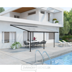 Sierra 5400 Antracit 3 x 5,46 - hliníková (montovaná) pergola Sierra 5400 Antracit 3 x 5,46 - hliníková (montovaná) pergola gallery main image
