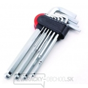 Sada zástrčných 6-hranných imbusových kľučů s kuličkou D2324 Sada zástrčných 6-hranných imbusových kľučů s kuličkou D2324 gallery main image
