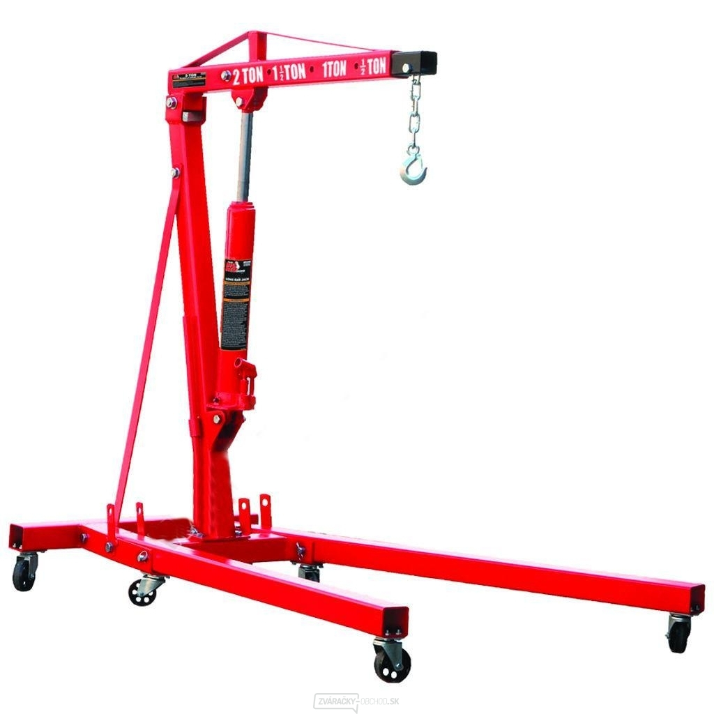 Pojazdný skladací hydraulický dielenský žeriav T32002