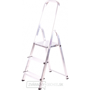 schůdky Al 3-stupňové PROTECO, nosnosť 120kg (=31.2913) gallery main image