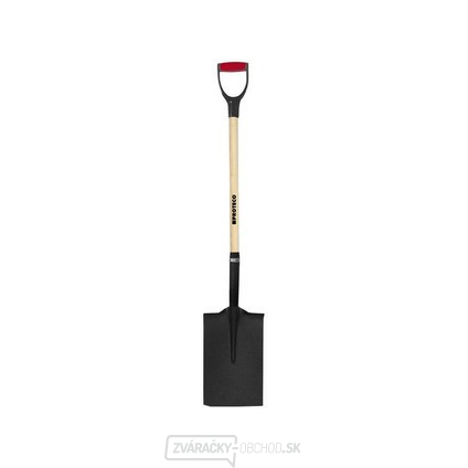 Rýľ rovný s drevenou násadou 1200mm PROTECO