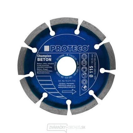 Kotúč dia 230 mm segment BETON CHAMPION beton, cihla, stav.