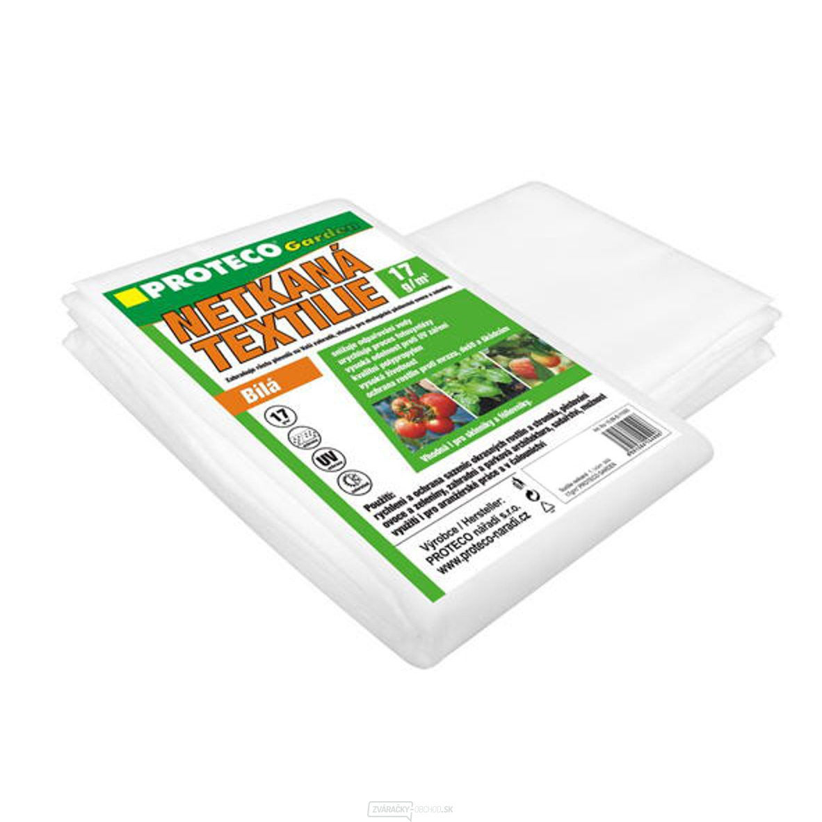Textilie netkaná  3.2 x 5 m  biela 17g/m2 PROTECO GARDEN