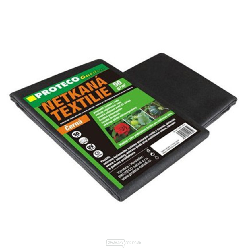 textilie netkaná  1.6 x 5 m  čierna 50g/m2 PROTECO GARDEN
