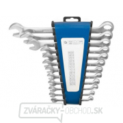 Sada kľúčov očkoplochých vyhnutých 12 dielov 6-21mm na držiaku gallery main image