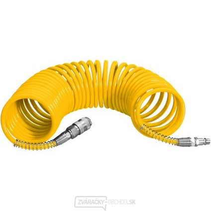 Hadica špirálová  PU 5/8mm 10 m  s rýchlospojkami STOP