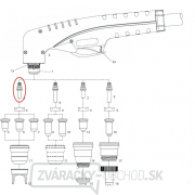 Elektróda krátká pre horák PARKER  Náhľad