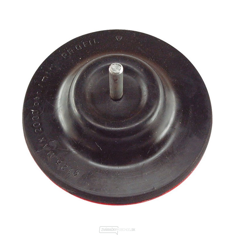 nosič brúsnych výsekov do vŕtačky kĺbový - suchý zips, O 125mm