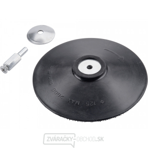 Nosič brúsnych výseků do vrtačky - suchý zip, O 125mm,  EXTOL CRAFT Nosič brúsnych výseků do vrtačky - suchý zip, O 125mm,  EXTOL CRAFT gallery main image