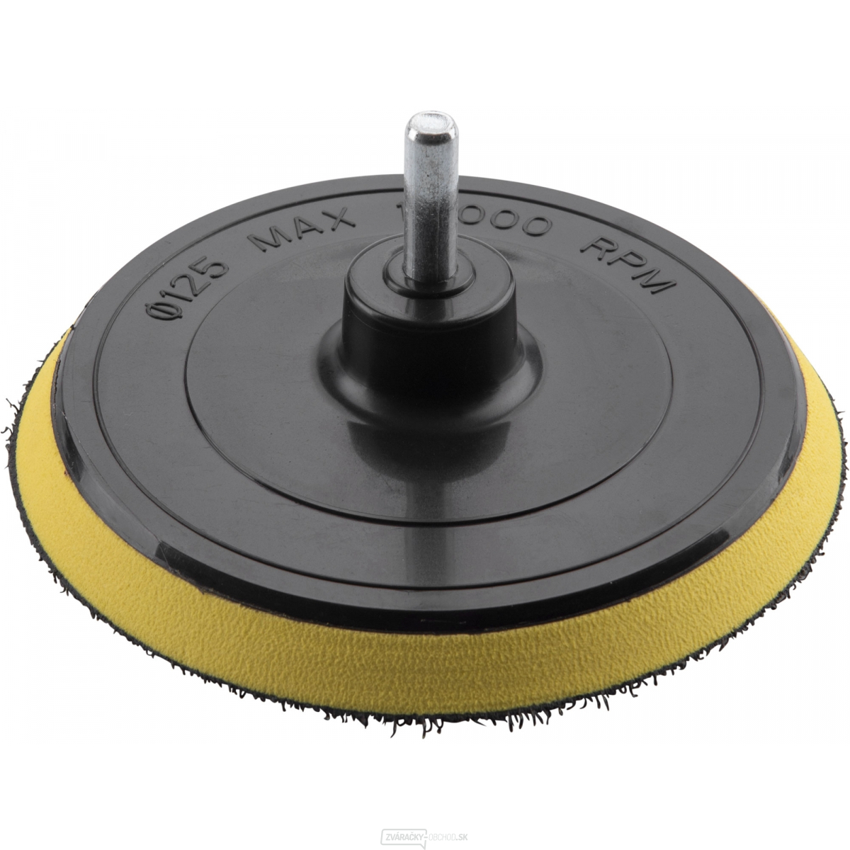 Nosič brúsnych výseků do vrtačky - suchý zip, O 125mm s pěnou,  EXTOL CRAFT