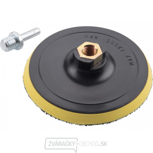 Držiak brúsnych fréz - M14, suchý zips s redukciou, O 125 mm, EXTOL CRAFT Držiak brúsnych fréz - M14, suchý zips s redukciou, O 125 mm, EXTOL CRAFT gallery main image