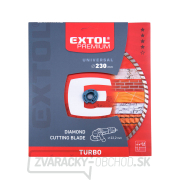 Kotúč diamantový rezný turbo, 230x22,2mm, suché i mokré rezání Náhľad