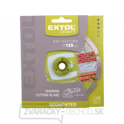 Kotúč diamantový rezný segmentový, 125x22,2mm, suché rezání Náhľad