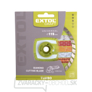 Kotúč diamantový rezný turbo, 115x22,2mm, suché i mokré rezání Náhľad