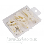 Háčiky plastové univerzálne 3 rozmery, sada 16 ks Háčiky plastové univerzálne 3 rozmery, sada 16 ks gallery main image