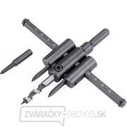 Vrták nastaviteľný vykružovací do dřeva s 2břity, ∅ 30-120mm Vrták nastaviteľný vykružovací do dřeva s 2břity, ∅ 30-120mm gallery main image