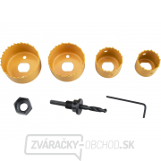 Vrtáky vykružovací korunkové, HSS/Bi-metal - 6ks Vrtáky vykružovací korunkové, HSS/Bi-metal - 6ks gallery main image