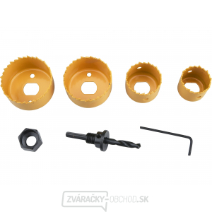 Vrtáky vykružovací korunkové, HSS/Bi-metal - 6ks Vrtáky vykružovací korunkové, HSS/Bi-metal - 6ks gallery main image