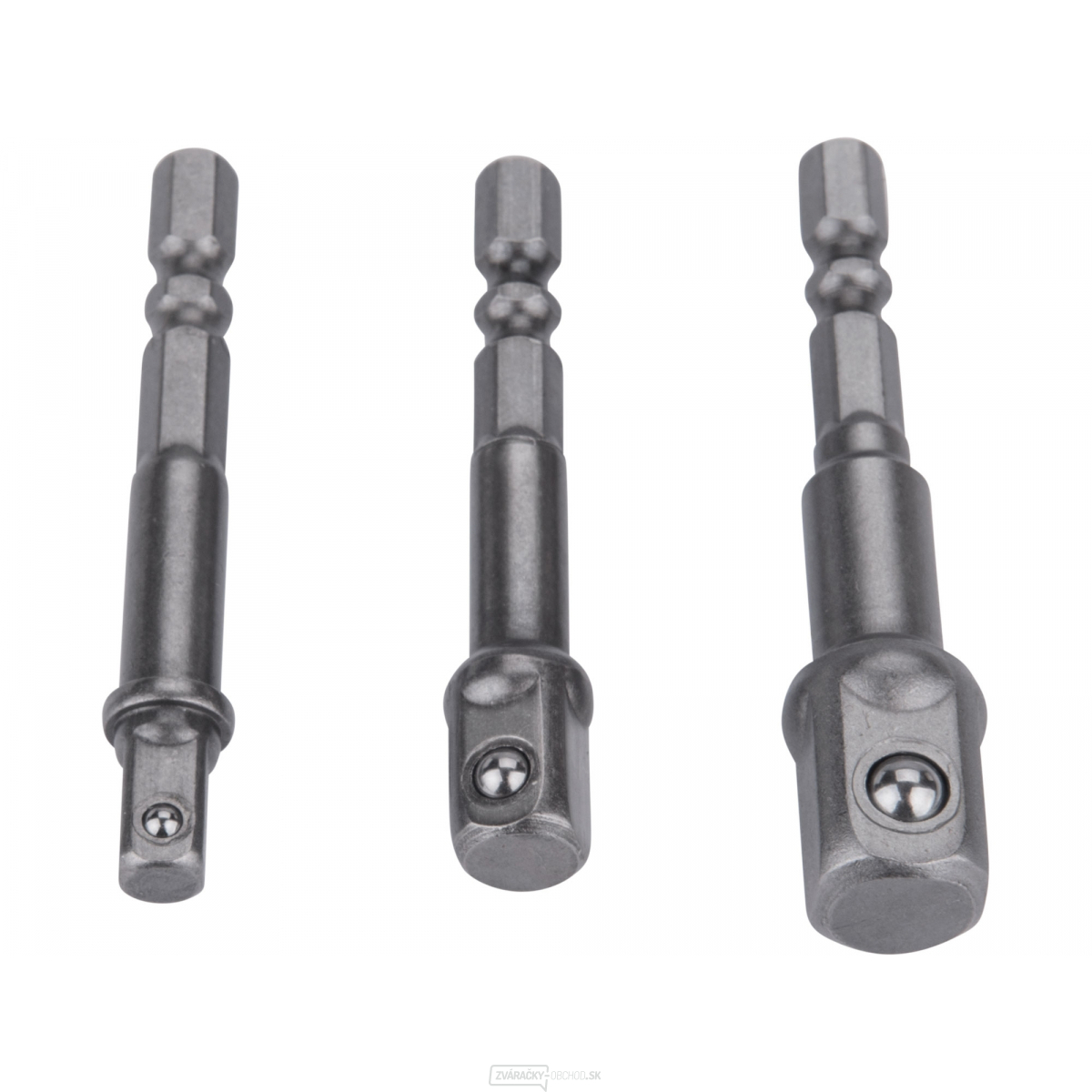 Adaptéry do vrtačky, 1/4"-3/8"-1/2"
