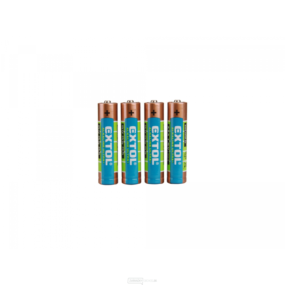 Batérie alkalické ULTRA +, 1,5V AAA (LR03) - 4 ks