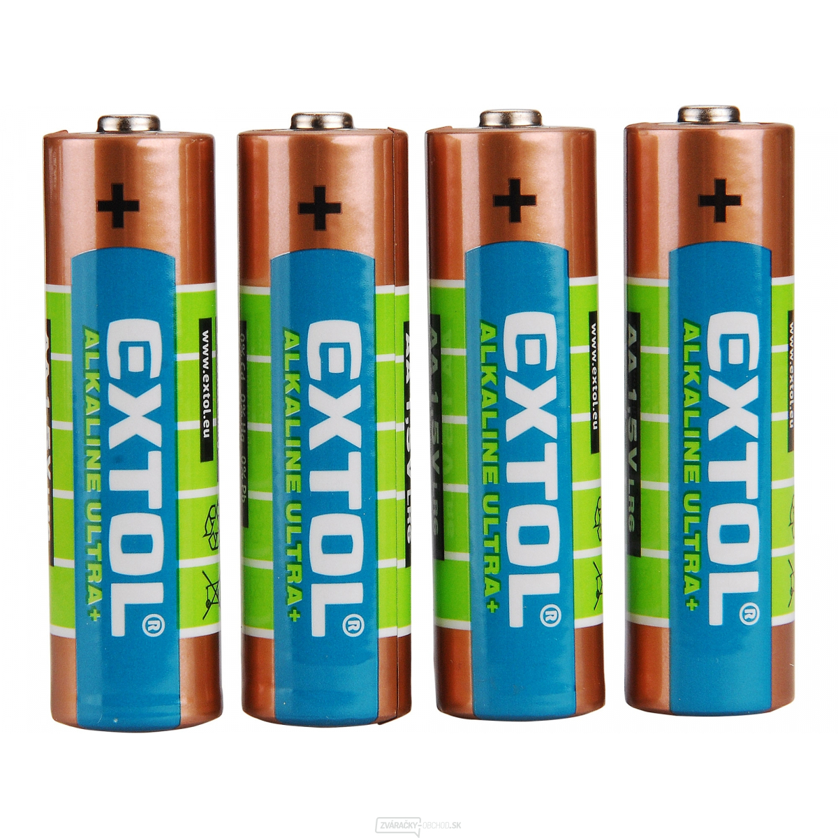 Batérie alkalické ULTRA +, 1,5V AA (LR6) - 4 ks