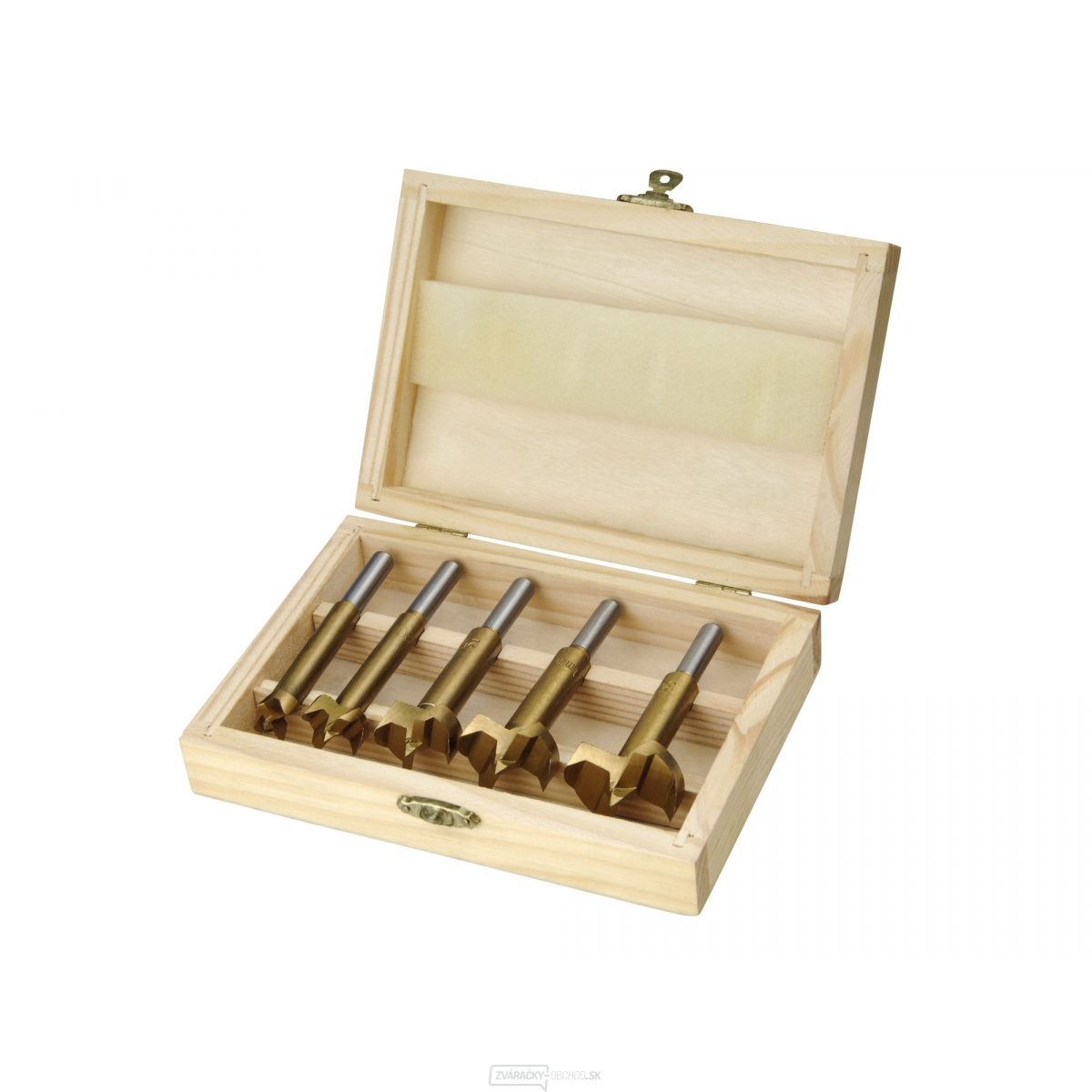 Frézy-sukovníky, do dřeva, ∅ 15-20-25-30-35mm, TiN - 5ks Frézy-sukovníky, do dřeva, ∅ 15-20-25-30-35mm, TiN - 5ks gallery main image