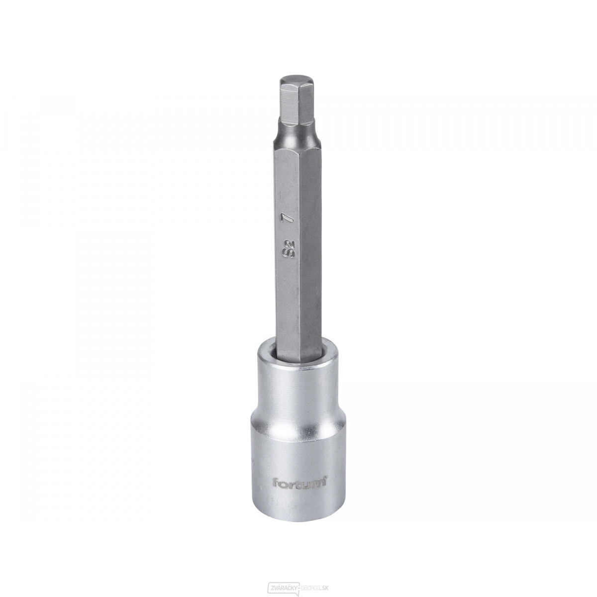 Hlavice zástrčná prodloužený imbus, 1/2", HX 7, L 100mm, CrV/S2