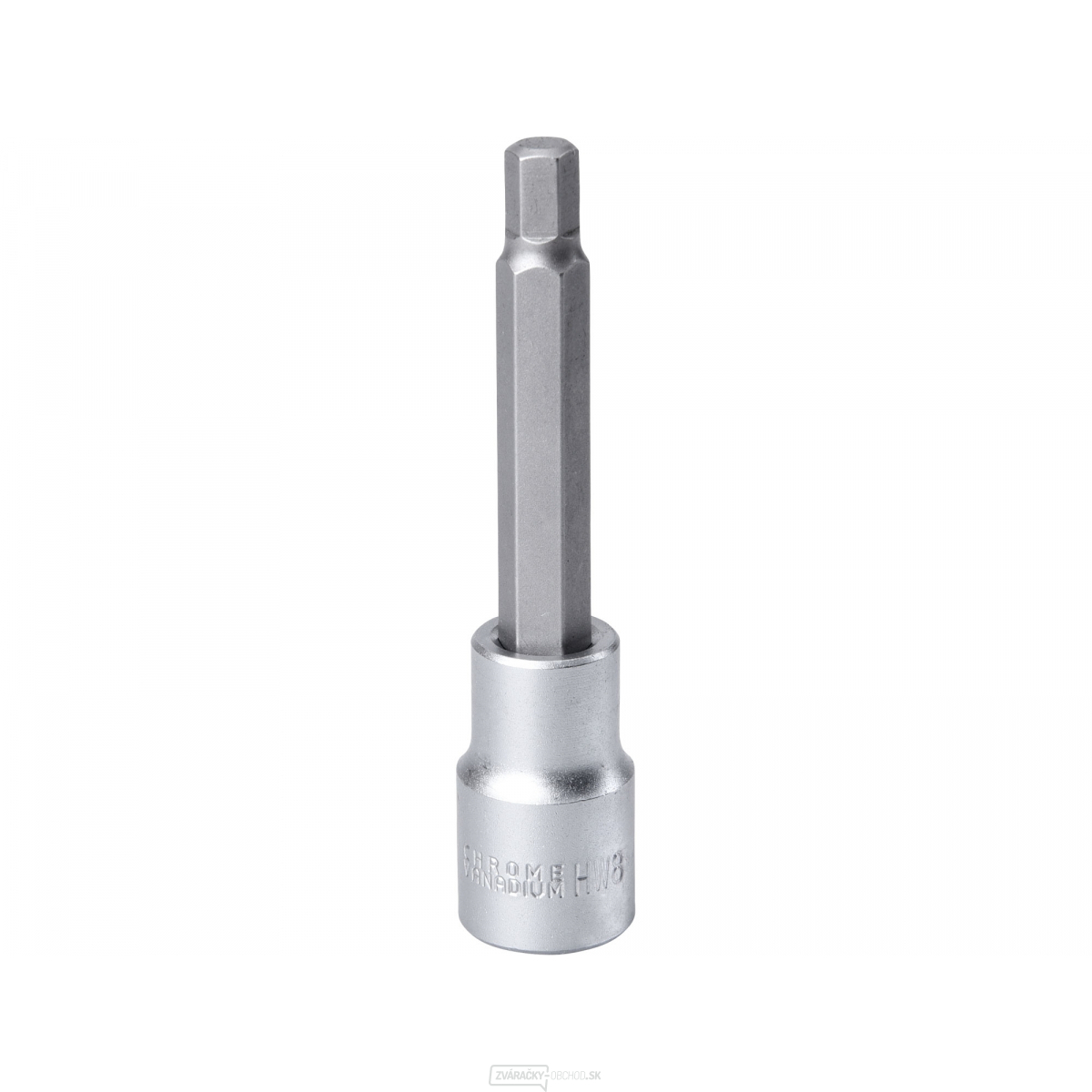 Hlavice zástrčná prodloužený imbus, 1/2", HX 8, L 100mm, CrV/S2
