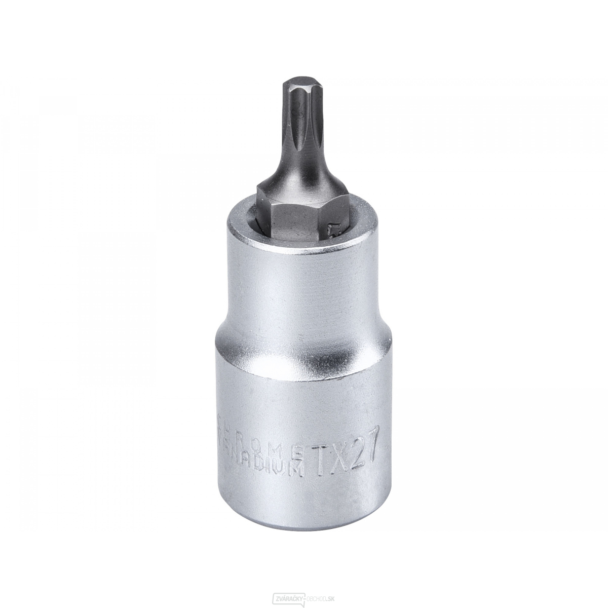 Hlavice zástrčná TORX, 1/2", TX 27, L 55mm, CrV/S2