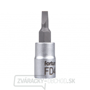 Hlavice zástrčná skrutkovač plochý, 1/4 Hlavice zástrčná skrutkovač plochý, 1/4