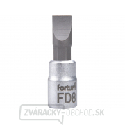 Hlavice zástrčná skrutkovač plochý, 1/4 Hlavice zástrčná skrutkovač plochý, 1/4